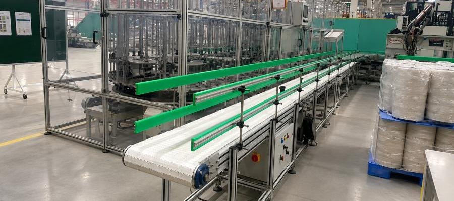Modular Plastic Belt Conveyor